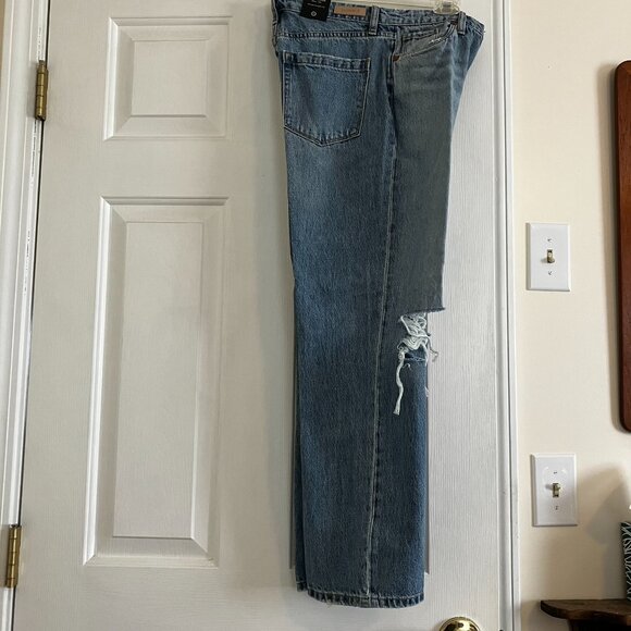 BLANK NYC Baxter Rib Cage Ripped High Waist Crop Five Pocket Jeans Size 25 - Picture 12 of 12